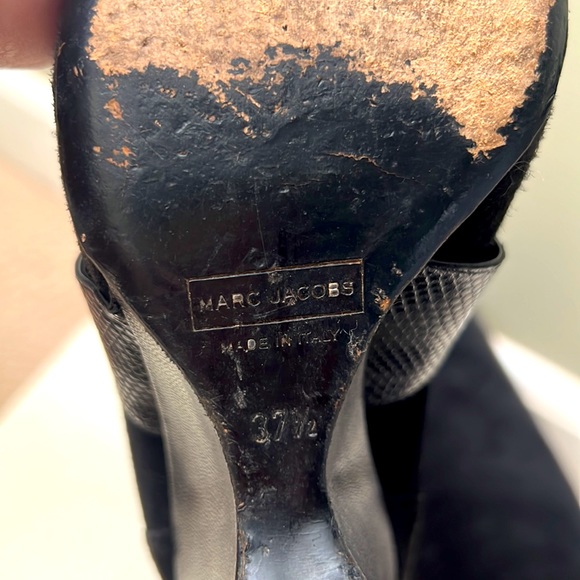 Original box with dust cover, Vintage Marc Jacobs Black Suede Boots. - Picture 9 of 9